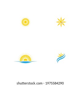 Sun Vector illustration Icon Logo Template design