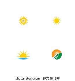 Sun Vector illustration Icon Logo Template design