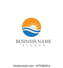 Sun Vector illustration Icon Logo Template design