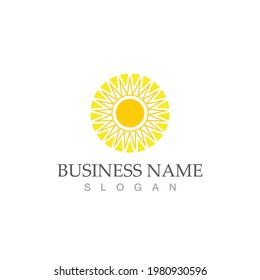Sun Vector illustration Icon Logo Template design