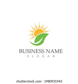 Sun Vector illustration Icon Logo Template design