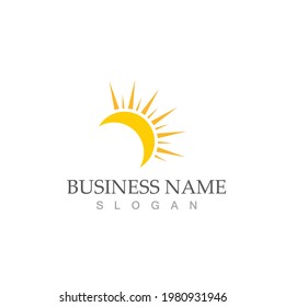 Sun Vector illustration Icon Logo Template design