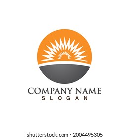 Sun Vector illustration Icon Logo Template design