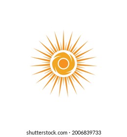 Sun Vector illustration Icon Logo Template design