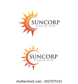 Sun Vector illustration Icon Logo Template design