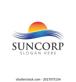 Sun Vector illustration Icon Logo Template design