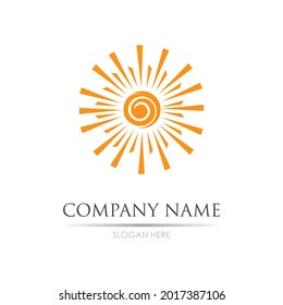 Sun Vector illustration Icon Logo Template design