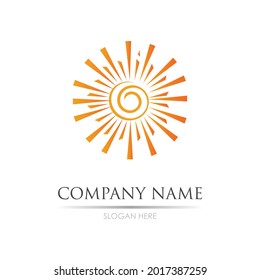 Sun Vector illustration Icon Logo Template design