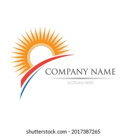 Sun Vector illustration Icon Logo Template design