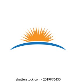 Sun Vector illustration Icon Logo Template design
