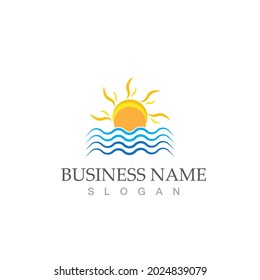 Sun Vector illustration Icon Logo Template design