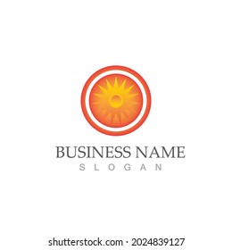 Sun Vector illustration Icon Logo Template design