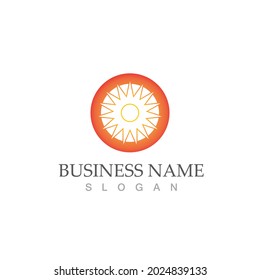 Sun Vector illustration Icon Logo Template design