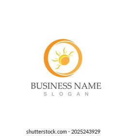 Sun Vector illustration Icon Logo Template design
