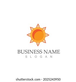Sun Vector illustration Icon Logo Template design