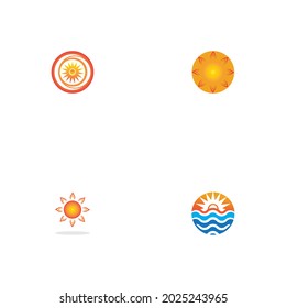 Sun Vector illustration Icon Logo Template design