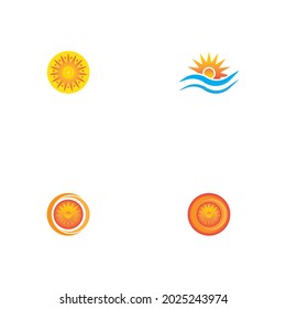 Sun Vector illustration Icon Logo Template design