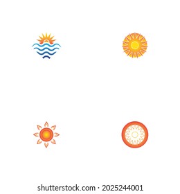 Sun Vector illustration Icon Logo Template design
