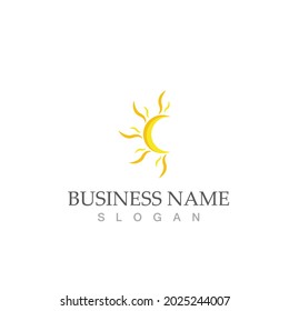 Sun Vector illustration Icon Logo Template design