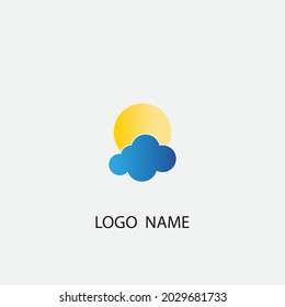Diseño de la plantilla de logotipo de la ilustración de Sun Vector