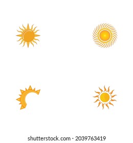 Sun Vector illustration Icon Logo Template design