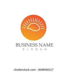 Sun Vector illustration Icon Logo Template design