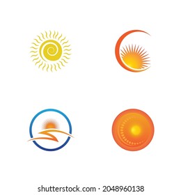 Sun Vector illustration Icon Logo Template design