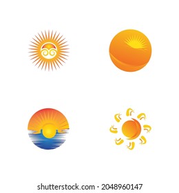 Sun Vector illustration Icon Logo Template design