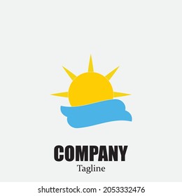 Sun Vector illustration Icon Logo Template design