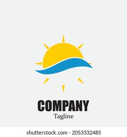 Sun Vector illustration Icon Logo Template design