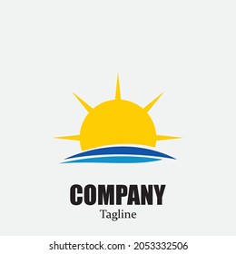 Sun Vector illustration Icon Logo Template design