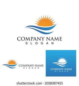 Sun Vector illustration Icon Logo Template design