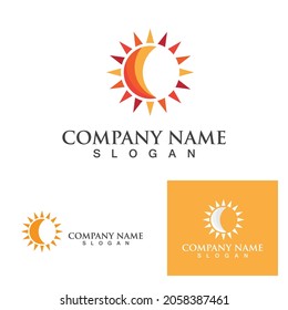 Sun Vector illustration Icon Logo Template design