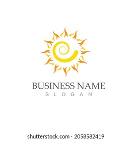 Sun Vector illustration Icon Logo Template design