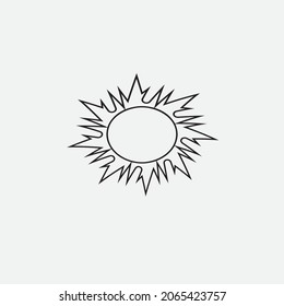Sun Vector illustration Icon Logo Template design