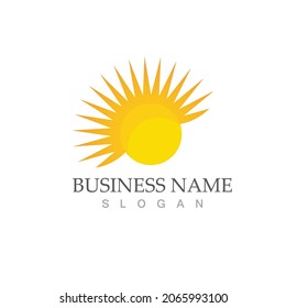 Sun Vector illustration Icon Logo Template design
