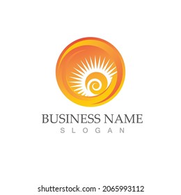 Sun Vector illustration Icon Logo Template design