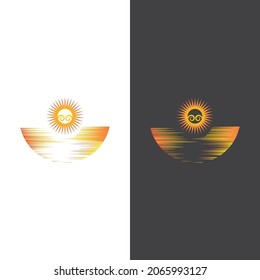 Sun Vector illustration Icon Logo Template design