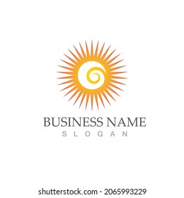 Sun Vector illustration Icon Logo Template design