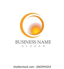 Sun Vector illustration Icon Logo Template design