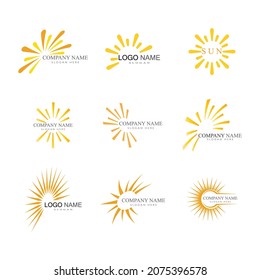 Sun Vector illustration Icon Logo Template design