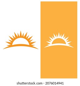 Sun Vector illustration Icon Logo Template design