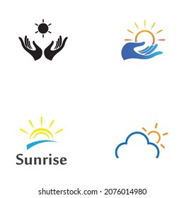 Sun Vector illustration Icon Logo Template design
