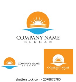 Sun Vector illustration Icon Logo Template design