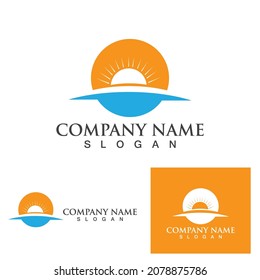 Sun Vector illustration Icon Logo Template design