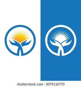 Sun Vector illustration Icon Logo Template design