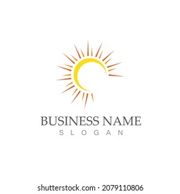 Sun Vector illustration Icon Logo Template design