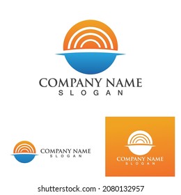 Sun Vector illustration Icon Logo Template design
