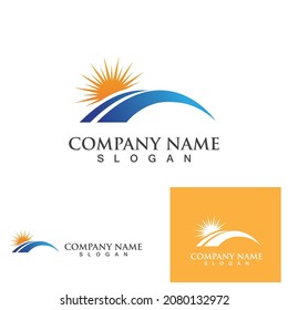 Sun Vector illustration Icon Logo Template design
