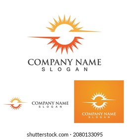 Sun Vector illustration Icon Logo Template design